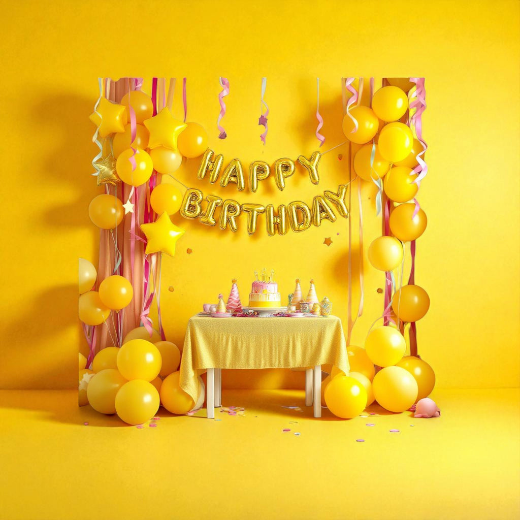Yellow  Balloons