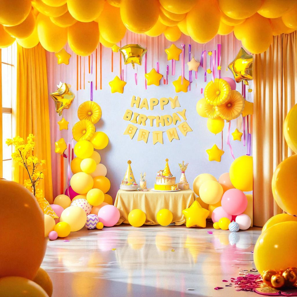 Yellow  Balloons