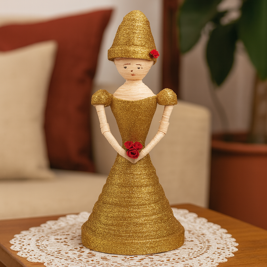 Glitter Doll Showpiece for Home Décor (Handmade)