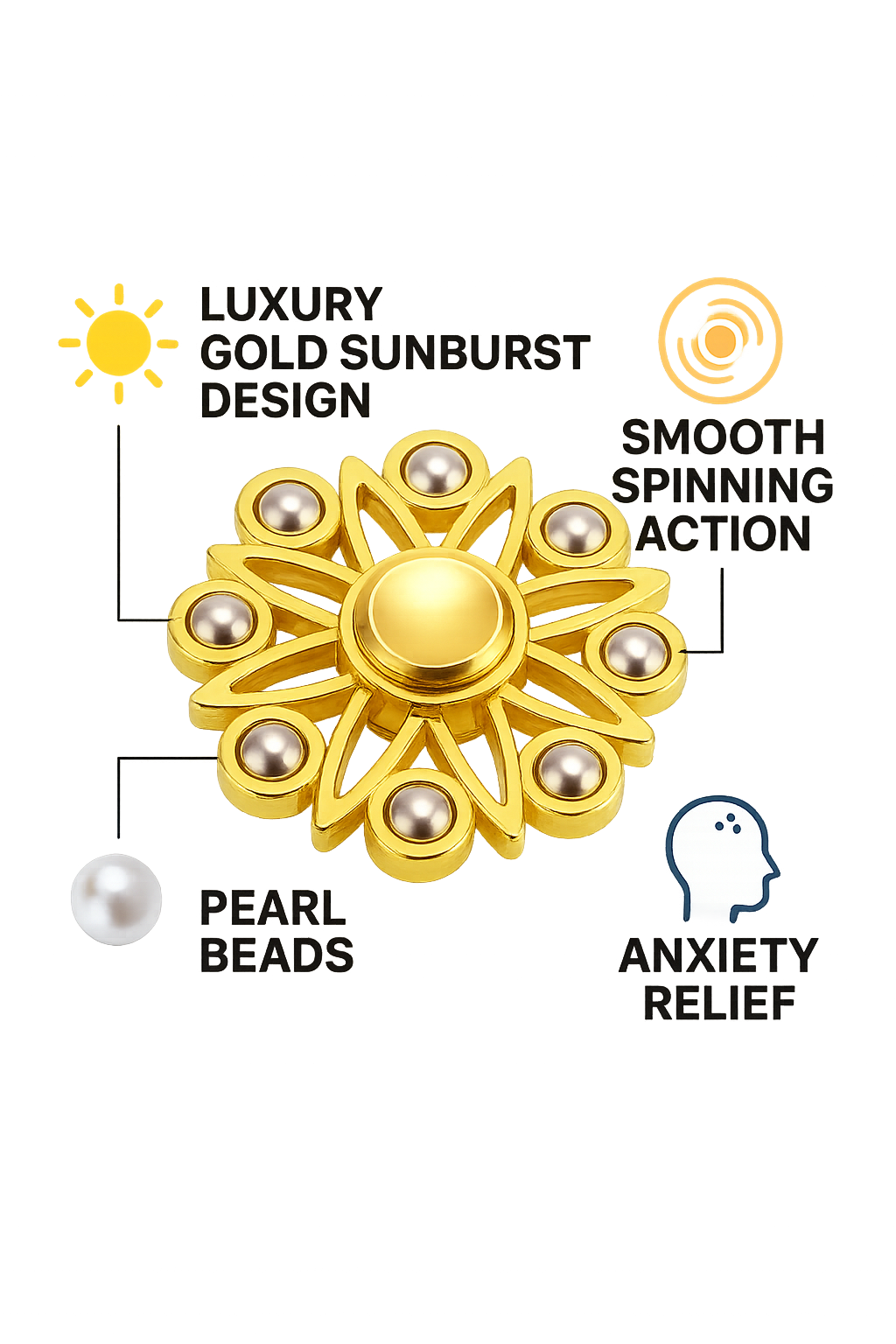 Sunburst Fidget Spinner