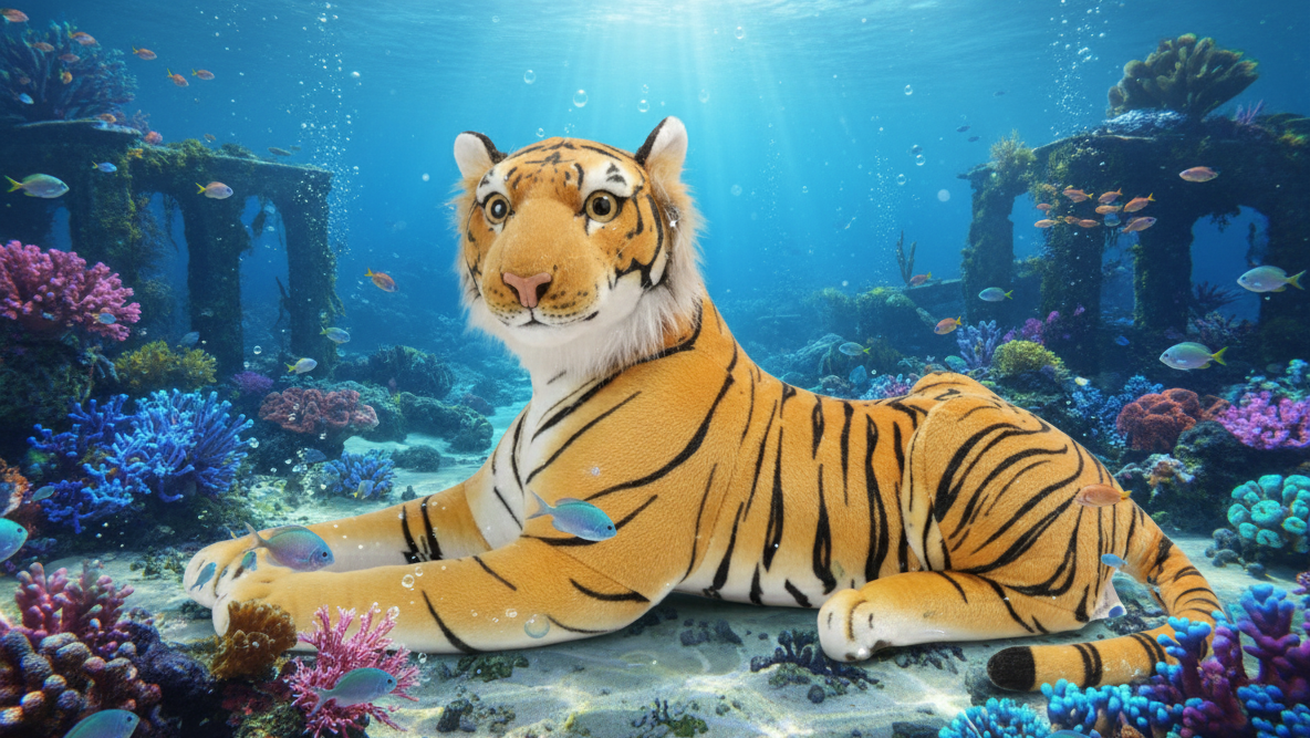 Royal Tiger Soft Toy