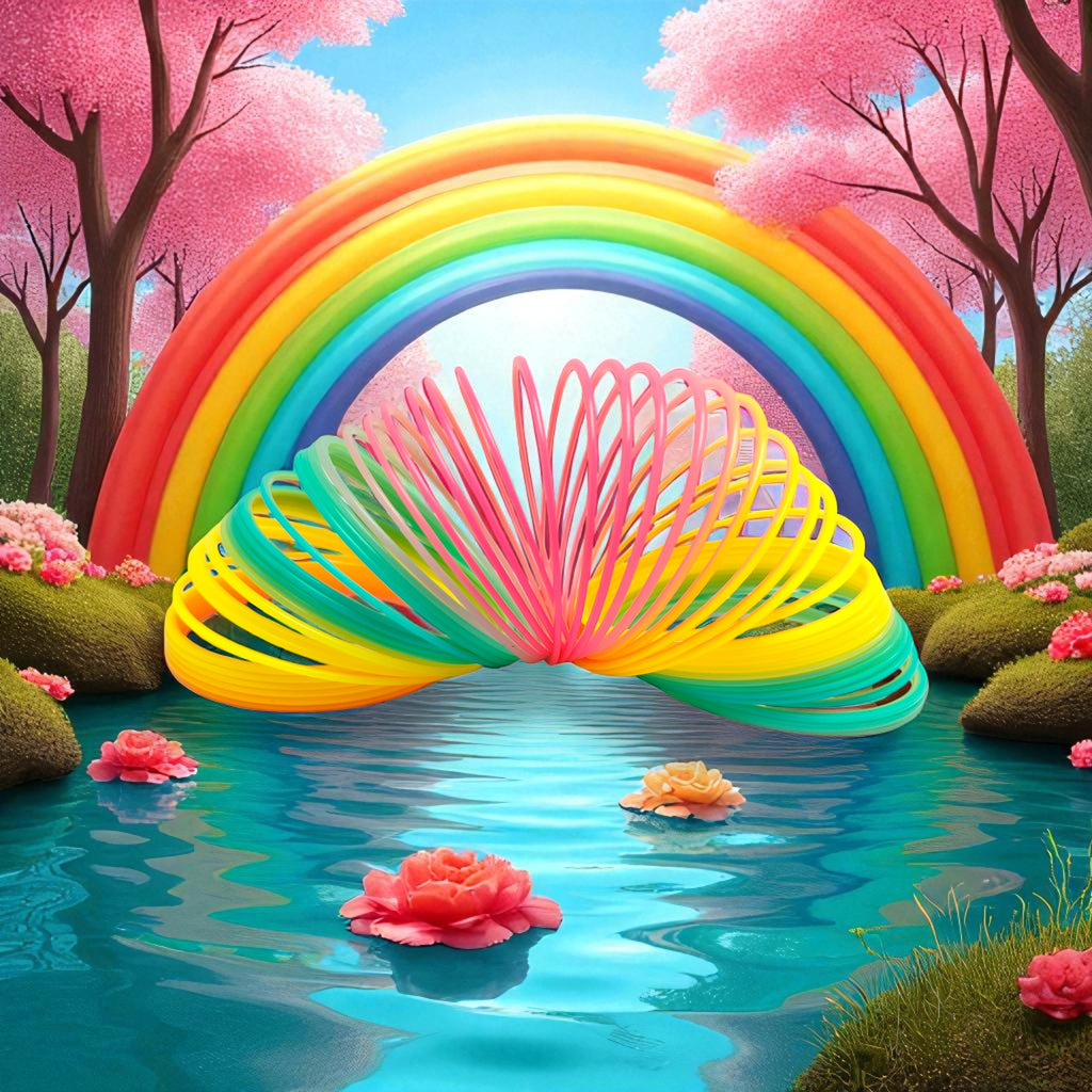 Rainbow Spring Slinky
